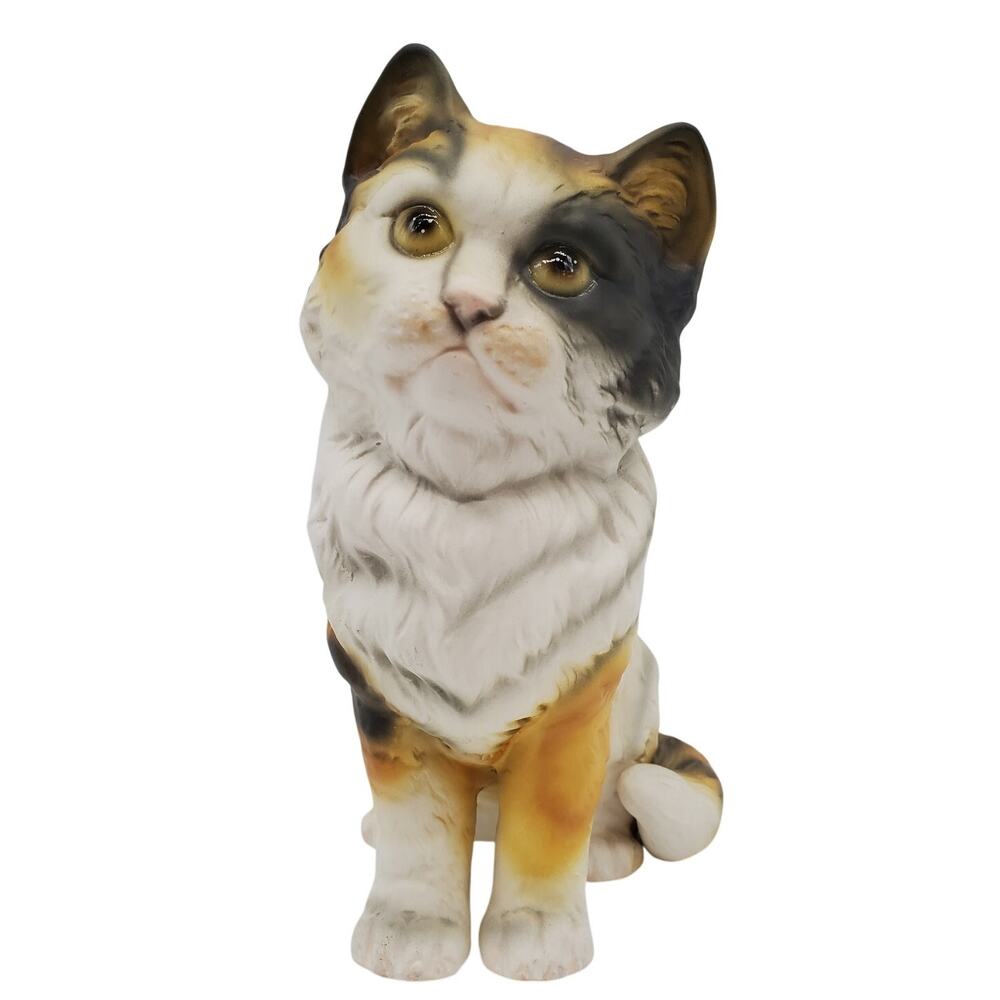 Cat Ceramic Figurine - 8 Made in Japan